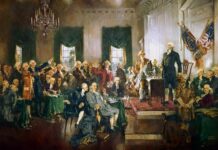 George Washington and the signing of the Constitution