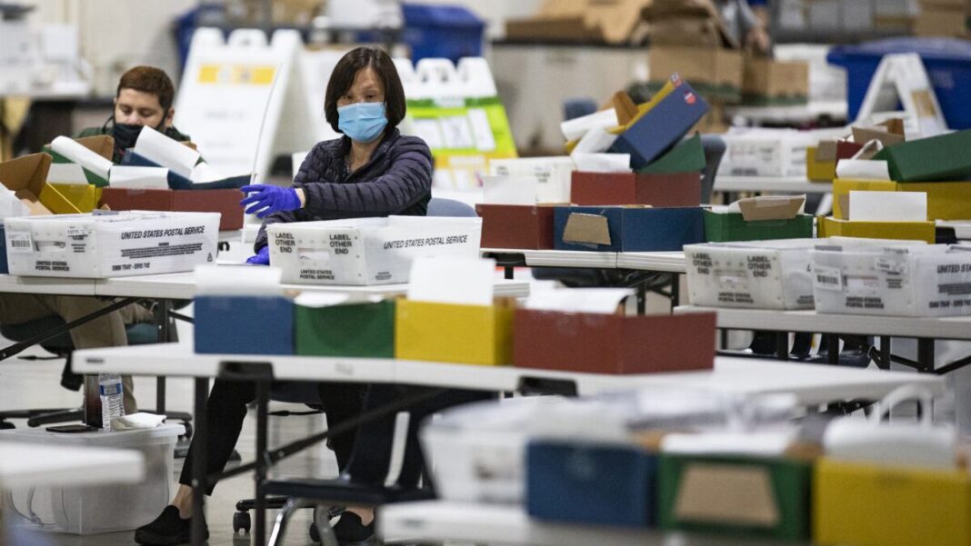 LA Registrars Process Mail-in-Ballots