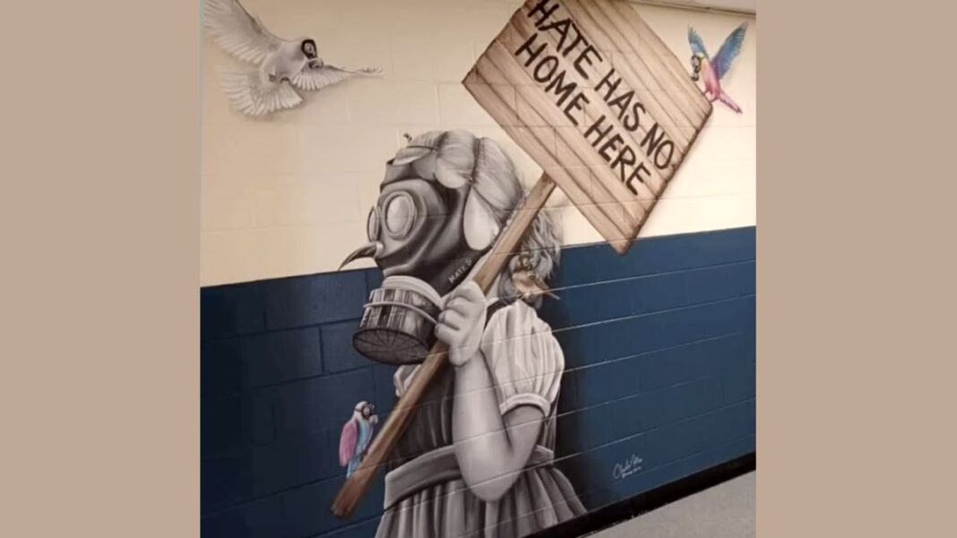 Hate Has No Home Here Mural