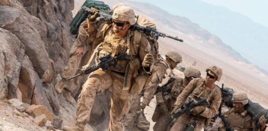 U.S. Marines with 3rd Battalion, 23rd Marine Regiment, 4th Marine Division, Marine Forces Reserve