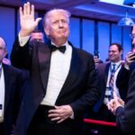 Trump arrives at the 2022 Zionist Organization of America Superstar Gala