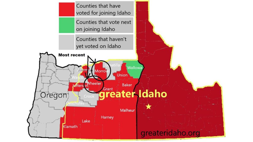 Chart of the Day Greater Idaho Closer to Reality The