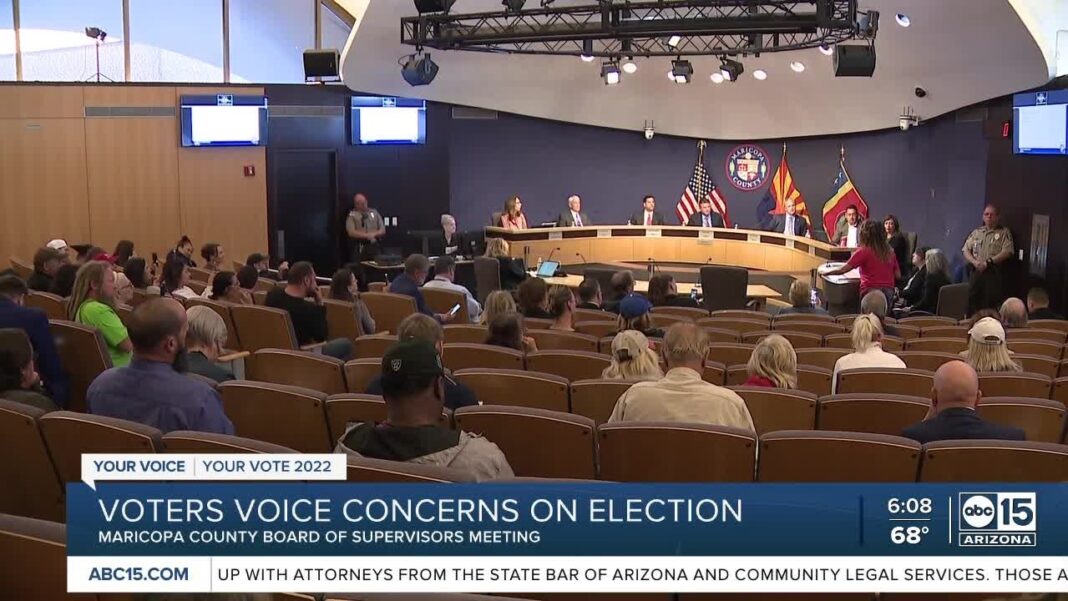 Maricopa County Board of Supervisors Hearing