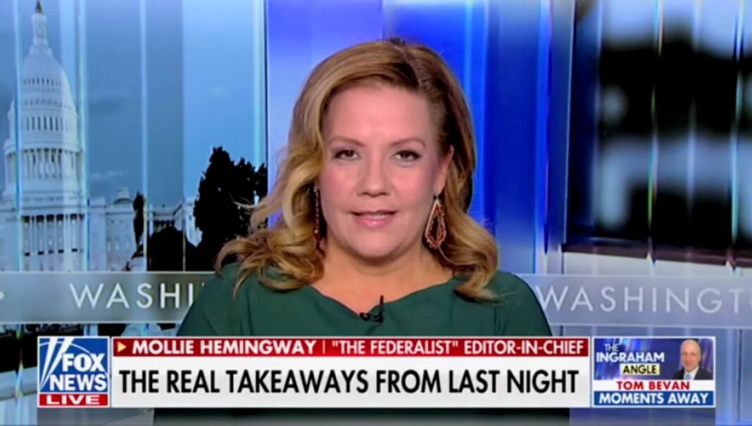 Mollie Hemingway on The Ingraham Angel.