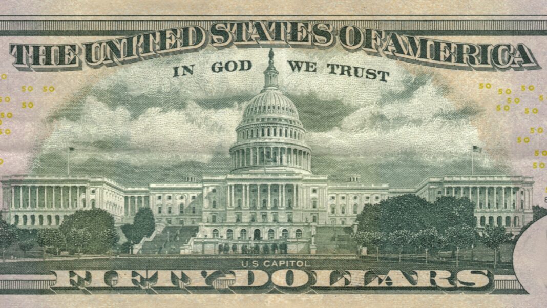 Capitol on the Fifty Dollar Bill