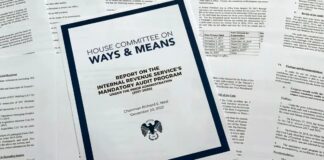 House Committee On Ways and Means IRS Mandatory Audit Program Report