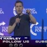 Josh Hawley speaking at AmericaFest2022