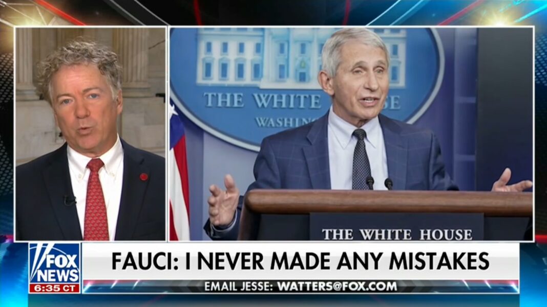 Rand Paul on Anthony Fauci Gain-of-Function research.