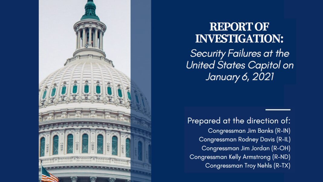 Report of Investigation: Security Failures at the United States Capitol on January 6, 2021