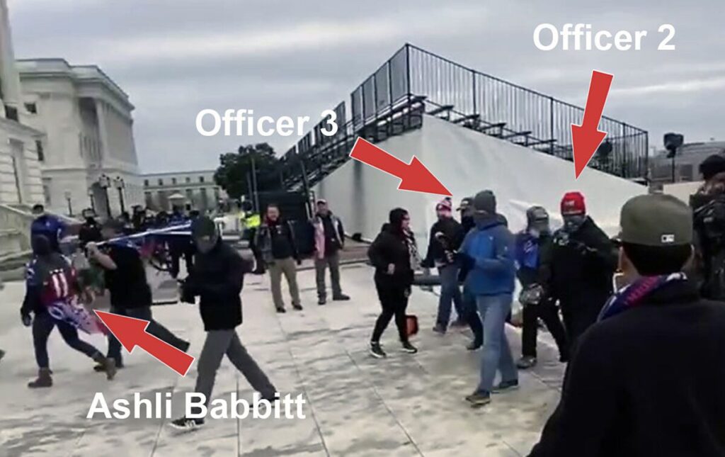 Undercover DC Police Officer Pushed Protesters Toward Capitol, Climbed Over Barricade