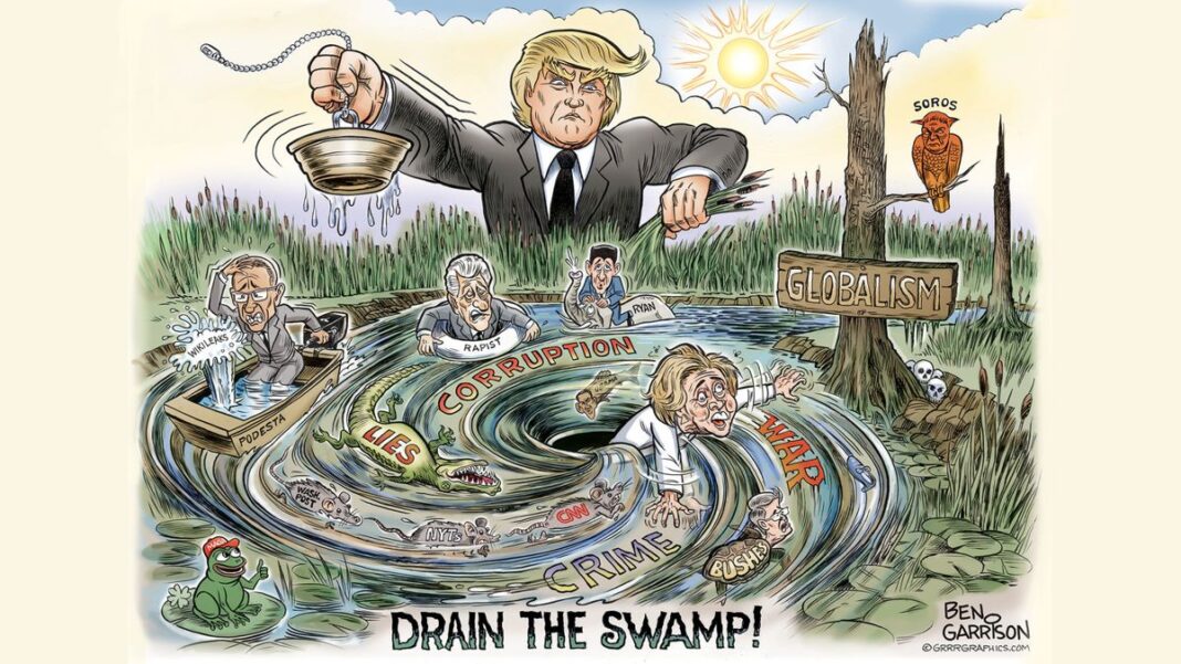 Drain the Swamp by Ben Garrison