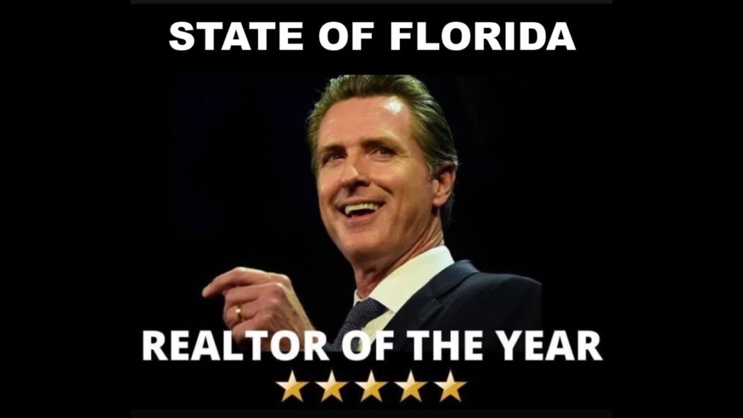 Gavin Newsome is State of Florida's Realtor of the Year