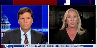 Marjorie Taylor Greene Joins Tucker Carlson to Discuss Biden's War in Ukraine