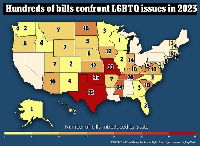 Hundreds of bills confront LGBTQ issues in 2023