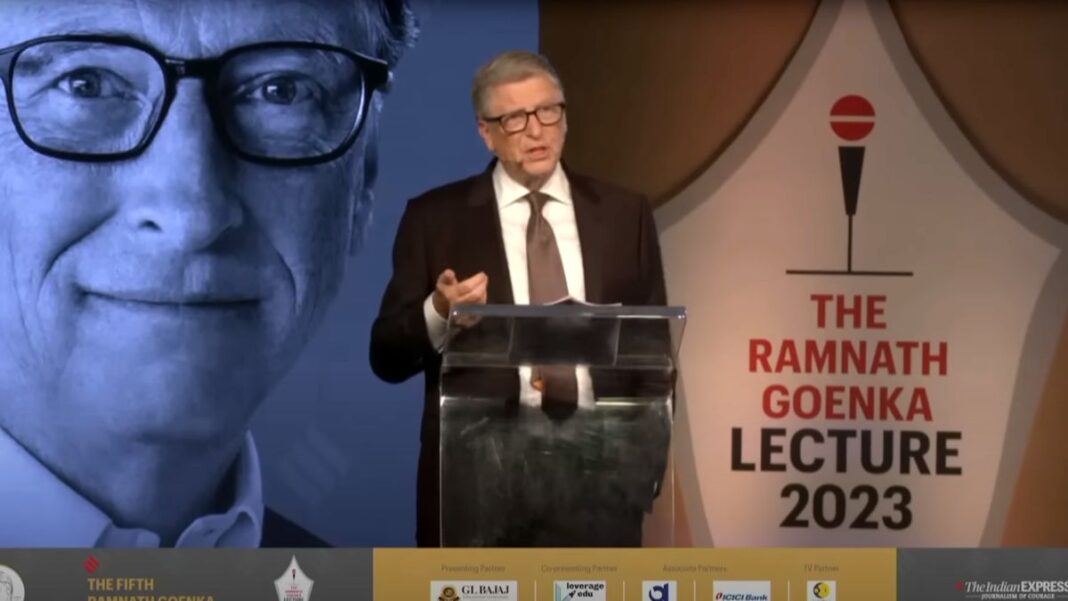 The Fifth Ramnath Goenka Lecture By Bill Gates