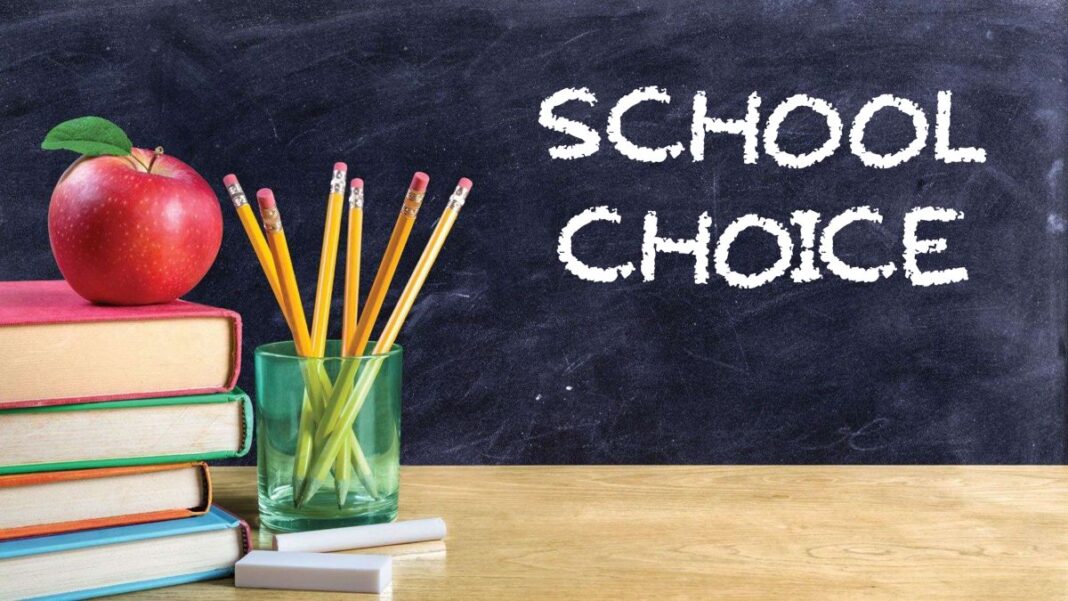 School Choice Chalk Board