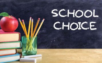 School Choice Chalk Board