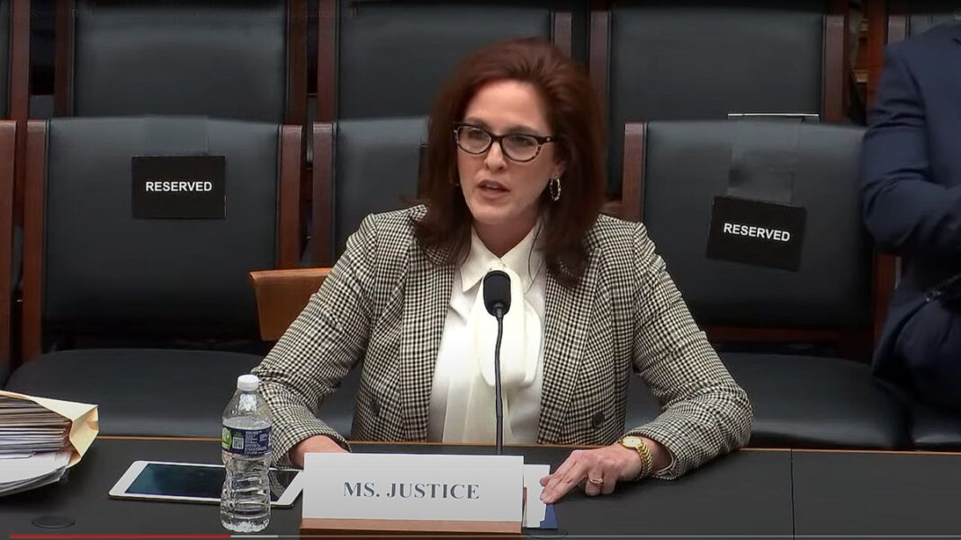 Tiffany Justice Testifies during House Hearing