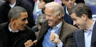 Barack Obama, Joe Biden and Hunter Biden