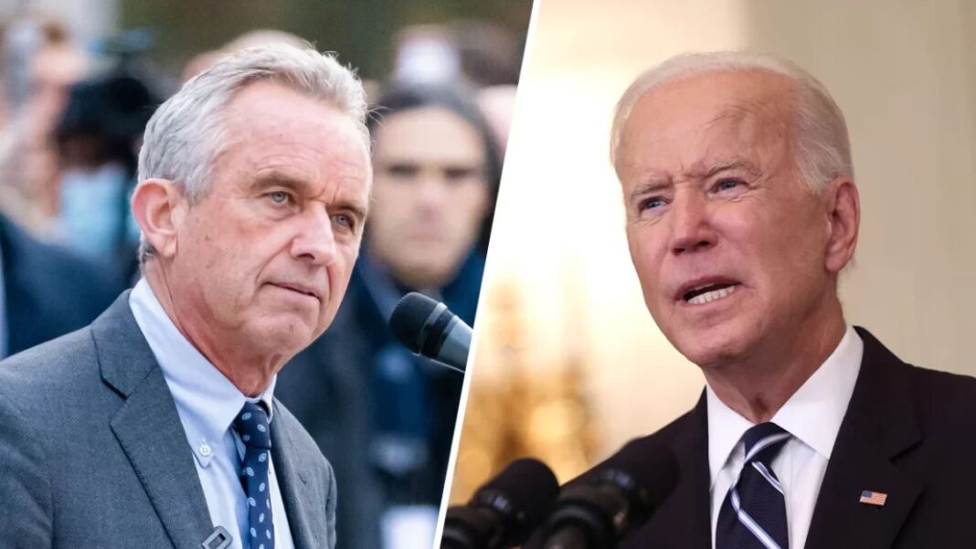 Robert F. Kennedy Jr. and Joe Biden