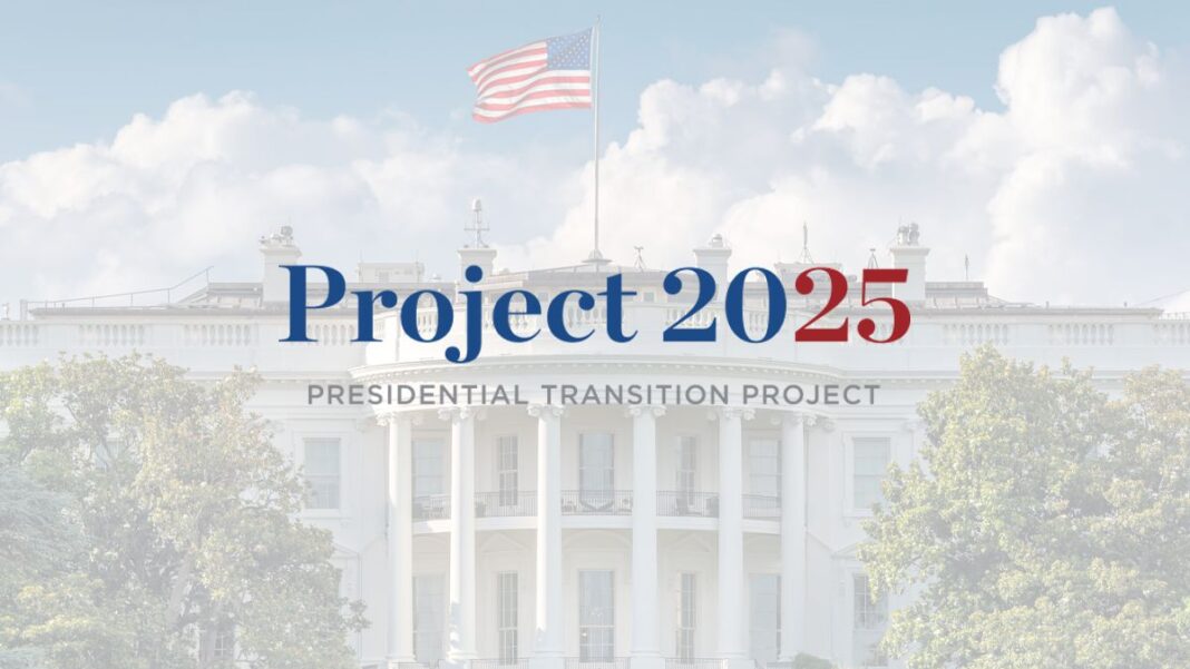 The 2025 Presidential Transition Project or Project 2025