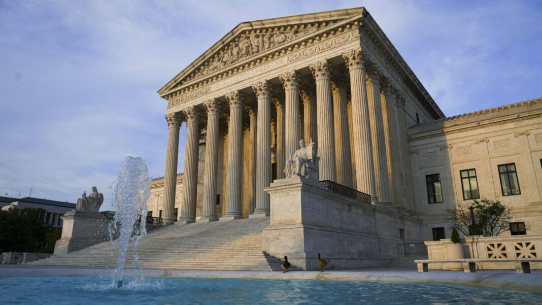 The U.S. Supreme Court in Washington, on May 12, 2023. (Madalina Vasiliu/The Epoch Times)