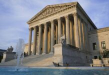 The U.S. Supreme Court in Washington, on May 12, 2023. (Madalina Vasiliu/The Epoch Times)