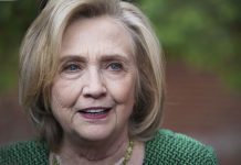 Hillary Clinton speaks during a panel at the Vital Voices Global Festival