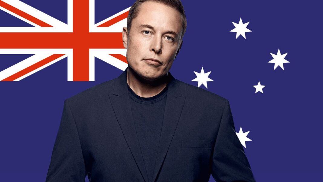 Elon Musk Australian Flag