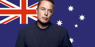 Elon Musk Australian Flag