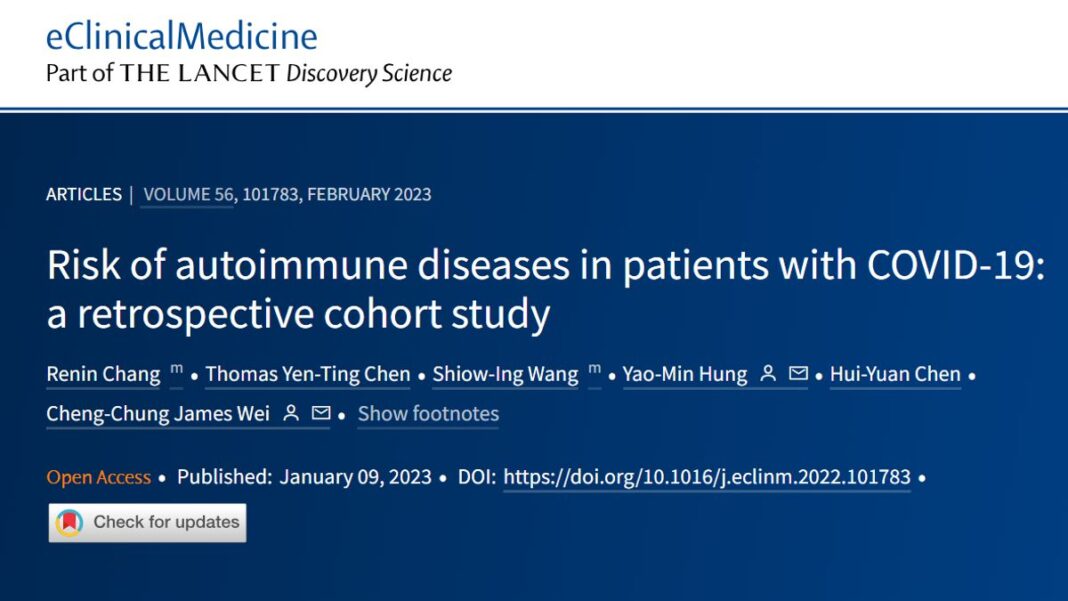 Risk of autoimmune diseases in patients with COVID-19: a retrospective cohort study