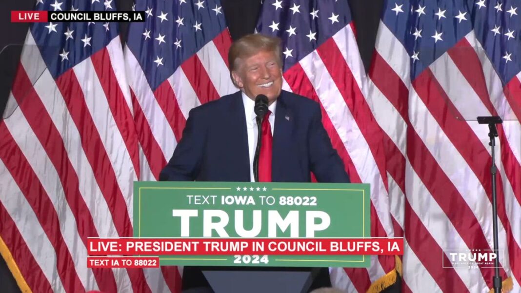 Donald Trump Speaks in Iowa