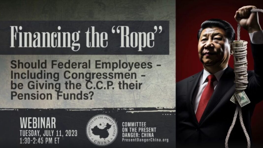 Financing the “Rope”: Should Federal Employees be Giving the CCP their Pension Funds?