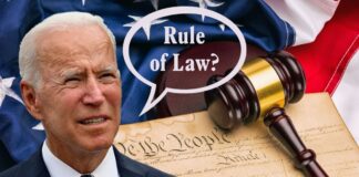 Biden Administration detests the Constitution and the rule of law.