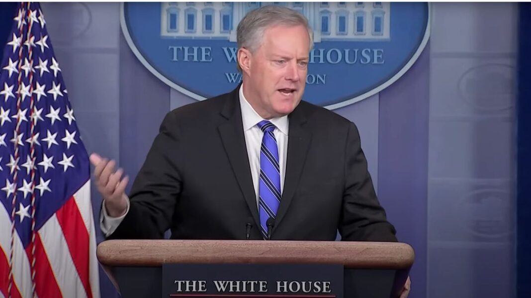 Mark Meadows White House Briefing