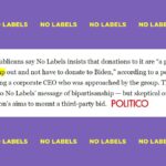 No Labels: Good way to Keep Trump Out!