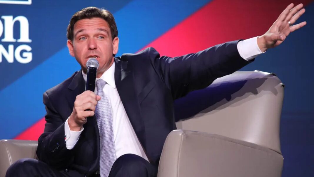 Florida Gov. Ron DeSantis speaks at The Gathering