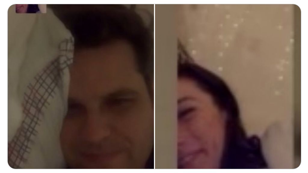 Screenshot that Cassidy Hutchinson took of Matt Gaetz on FaceTime