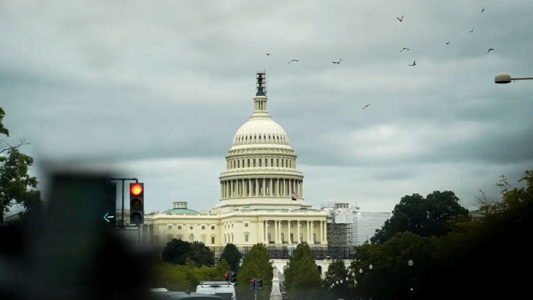 The U.S. Capitol building in Washington on Sept. 25,
