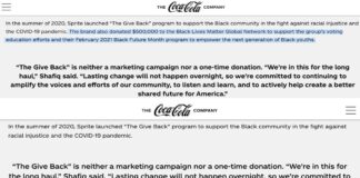 Coca-Cola drops BLM support from website