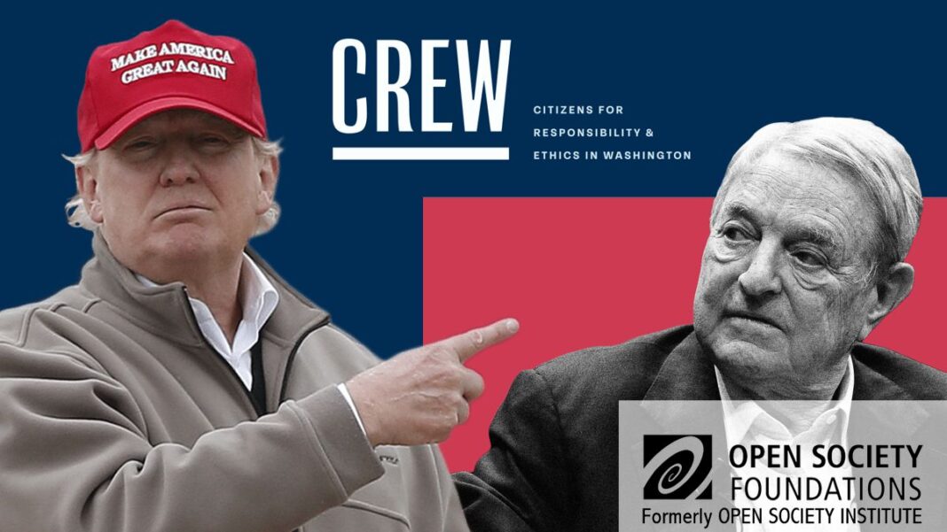 George Soros Funded CREW against Trump in 2024