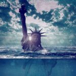 The Statue of Liberty Drowning