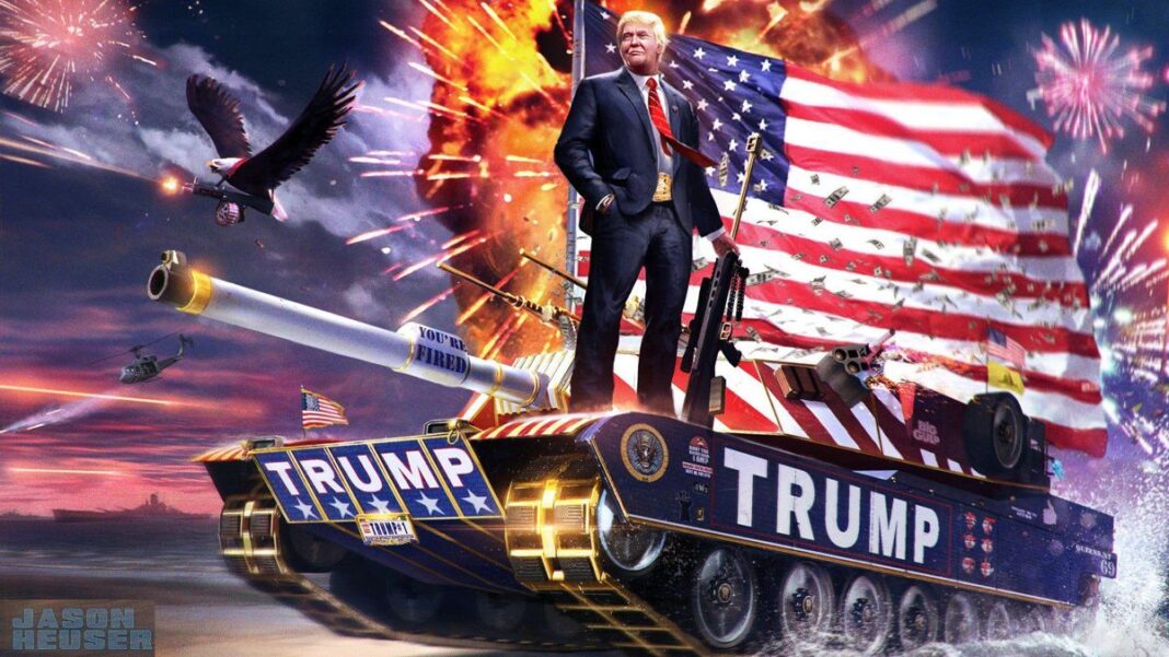 Trump on Tank