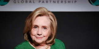 Hillary Clinton Vital Voices Global Festival in Washington on May 5, 2023.