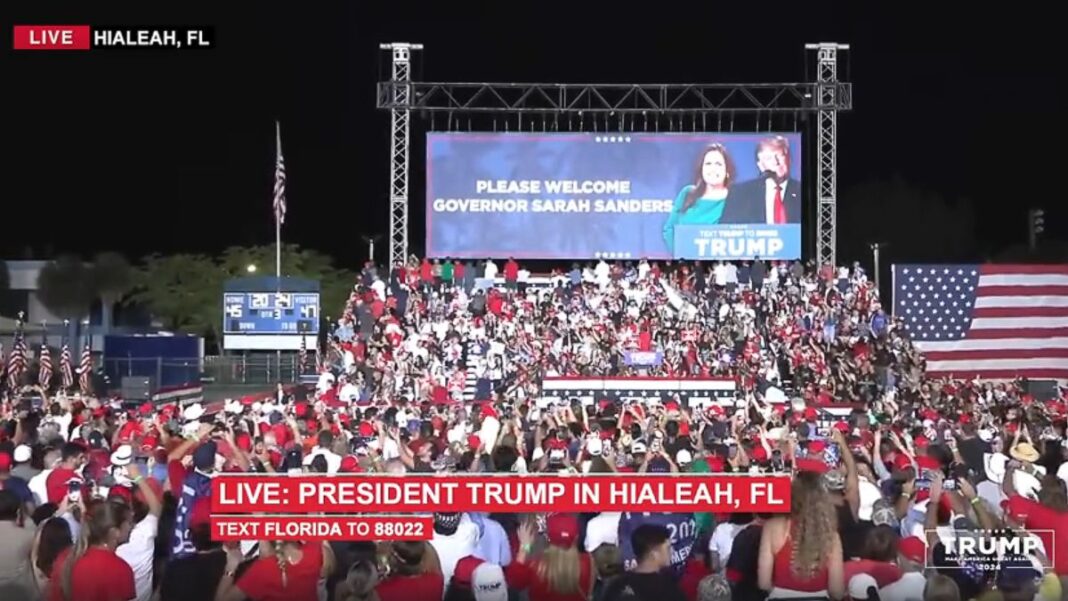 President Trump Speaks in Hialeah, Florida