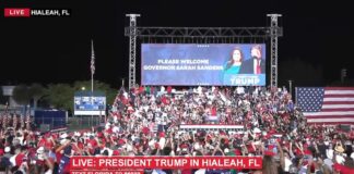 President Trump Speaks in Hialeah, Florida