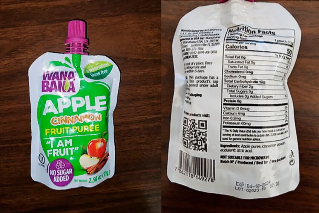 WanaBana Apple Cinnamon Puree Pouch