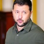 Volodymyr Zelensky speaks to reporters in DC on Sept-21-2023