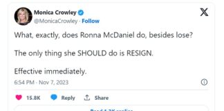 Monica Crowley: Ronna McDaniel Should Resign