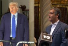 Donald Trump and Michael Cohen NY Trial